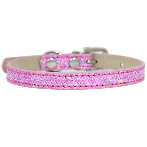  SUPREPET Shining Diamond Rhinestone Cat Collar Puppy Baby Dog Cat Collar Leather Strap for Kitten Accessories