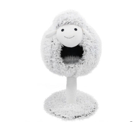  Sheep Cat Nest Winter Cat Climbing Frame Cat Litter Cat Tree One Cat Toy Cat Toy Cat Litter Pet Supplies