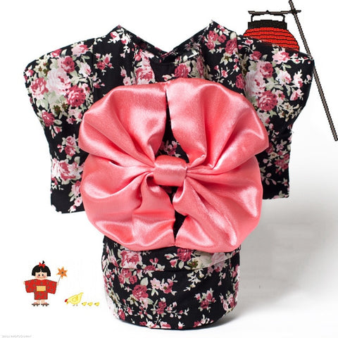  Japan Style Pet Cat Kimono small flower pet clothes dog cat kimono with Big bowknot Dress up necessary For Small Dog Cat